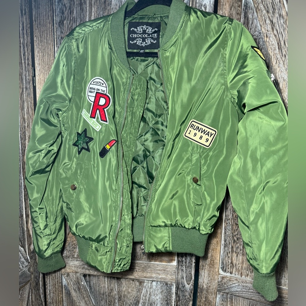 Patch Bomber Jacket